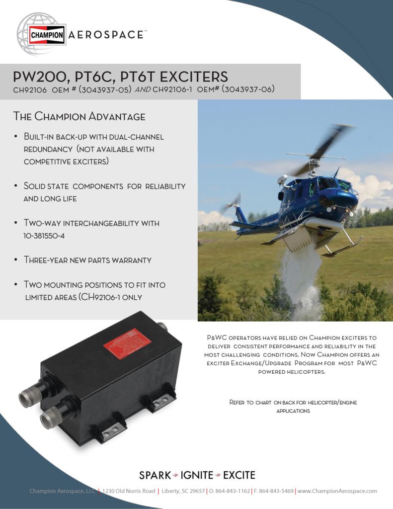 Exciters Champion Aerospace